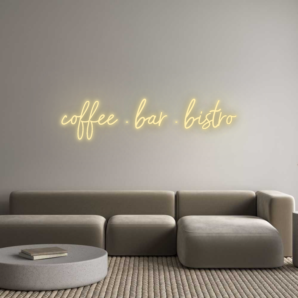 Custom Neon: coffee . bar ...