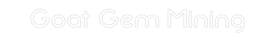 Custom Neon: Goat Gem Mining