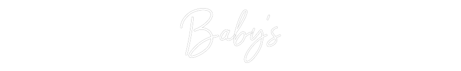 Custom Neon: Baby’s