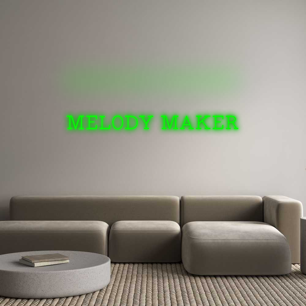 Custom Neon: MELODY MAKER