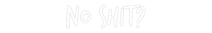 Custom Neon: No Shit?