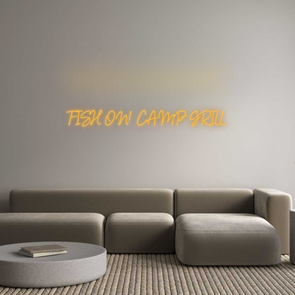Custom Neon: FISH ON! CAM...