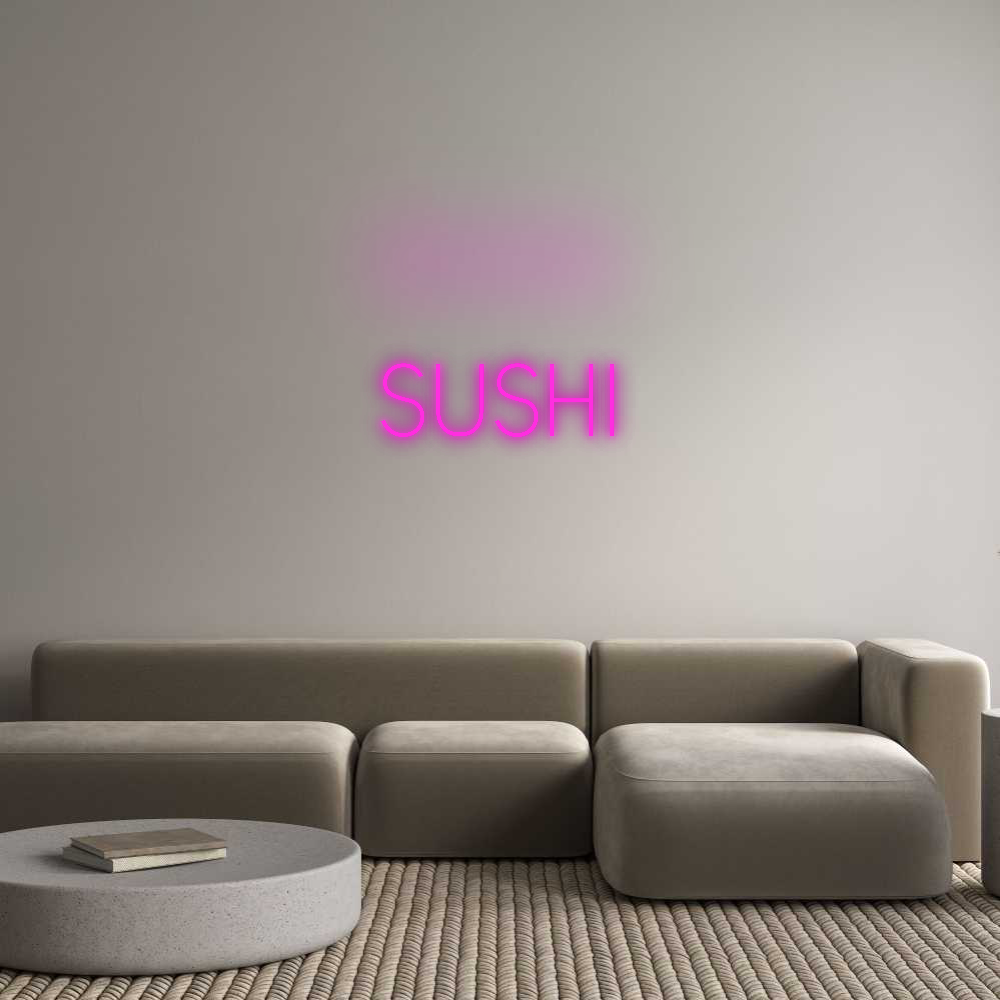 Custom Neon: SUSHI