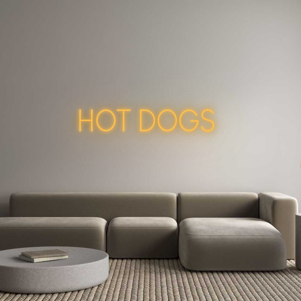 Custom Neon: HOT DOGS
