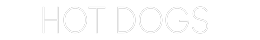 Custom Neon: HOT DOGS