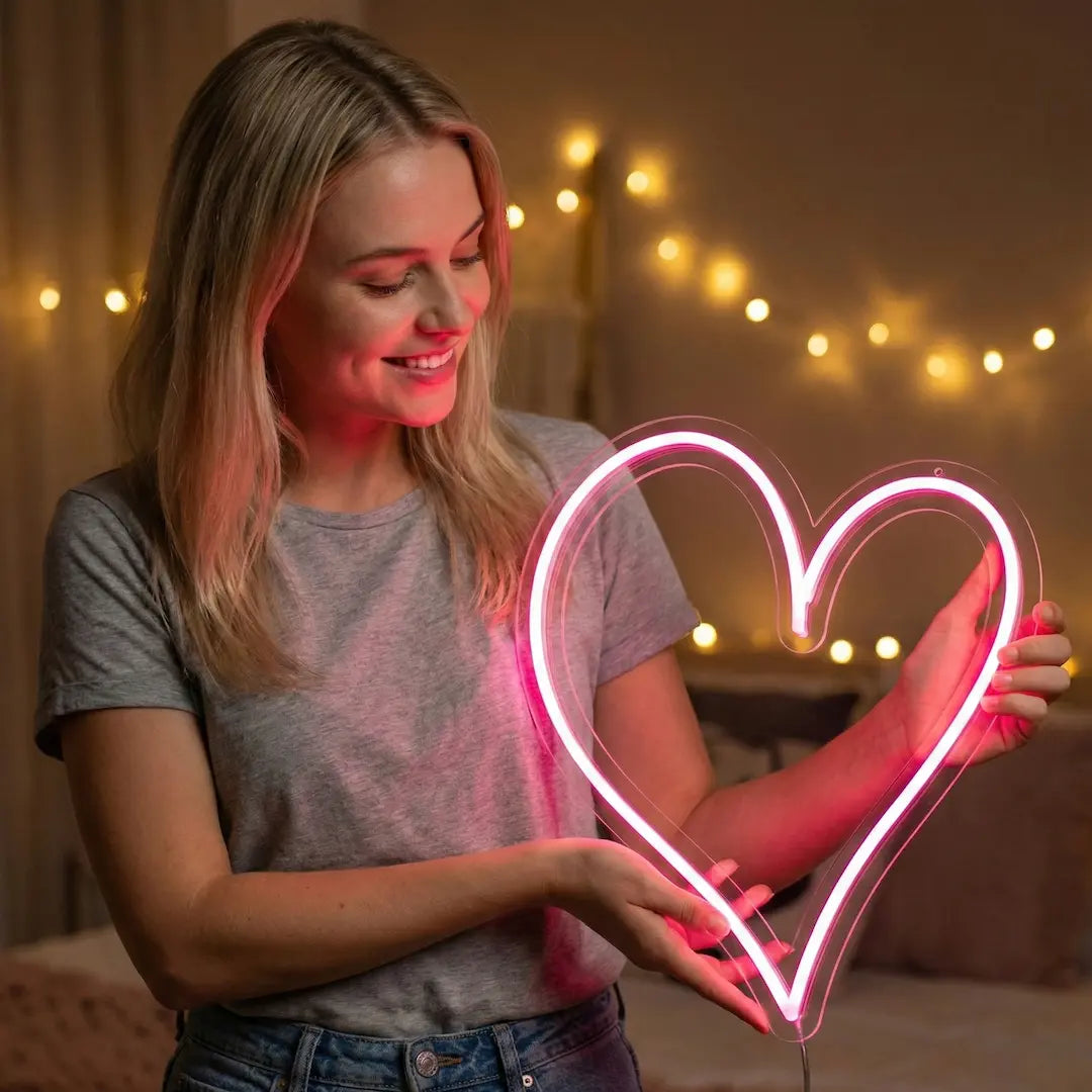 Heart LED Neon Sign