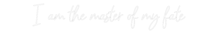 Custom Neon: I am the mast...