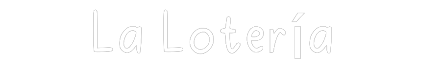 Custom Neon: La Lotería