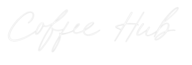 Custom Neon: Coffee Hub