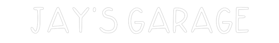 Custom Neon: JAY'S GARAGE