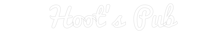 Custom Neon: Hoot’s Pub