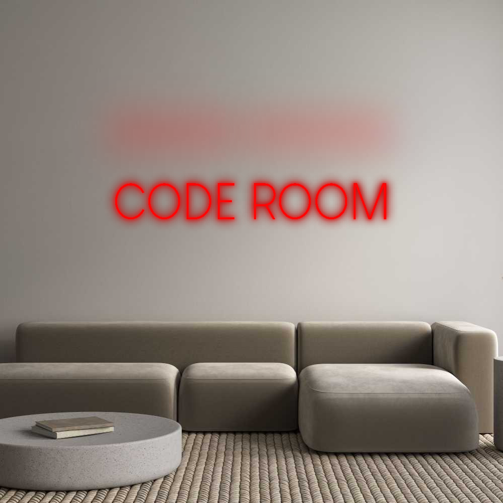 Custom Neon: CODE ROOM