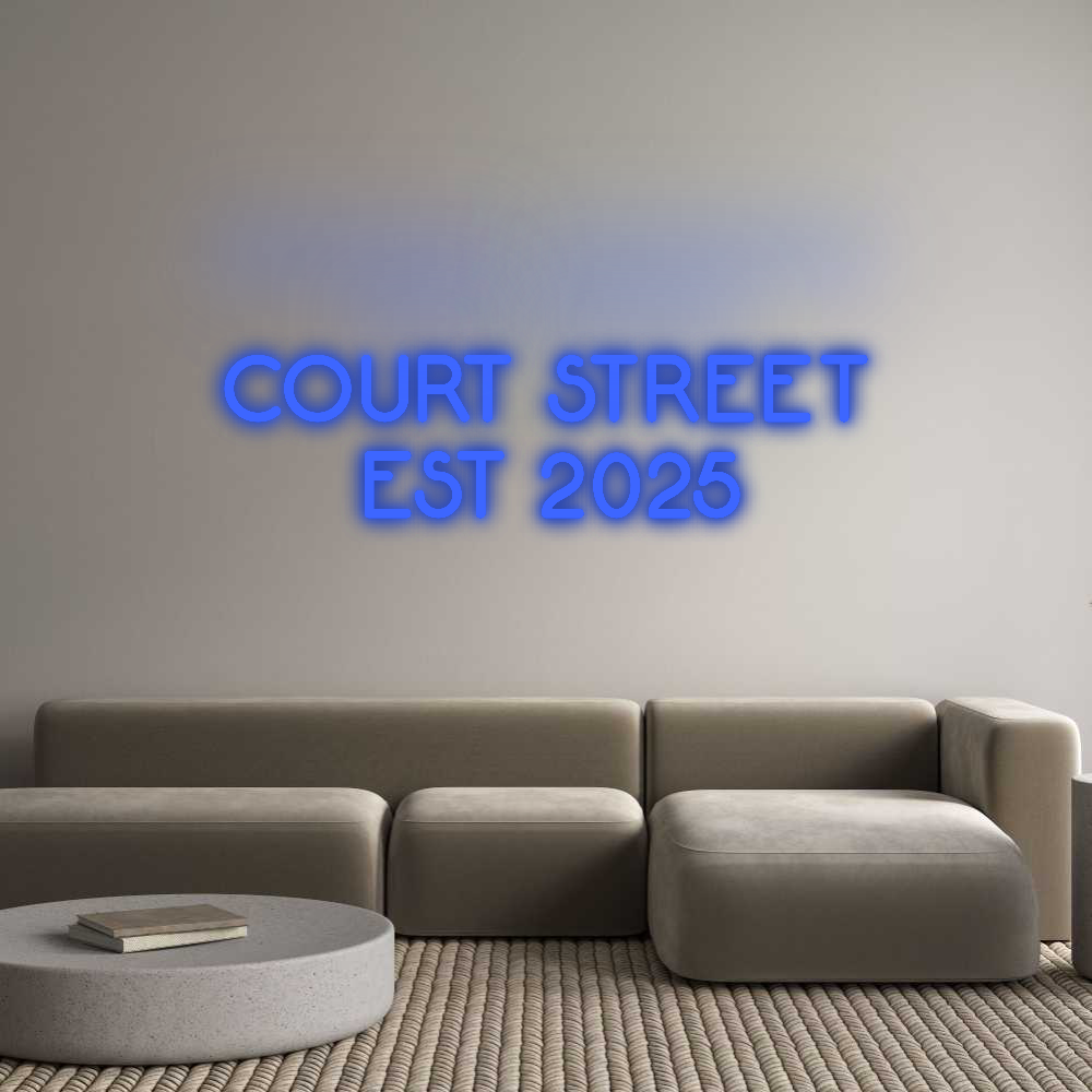 Custom Neon: COURT STREET
...