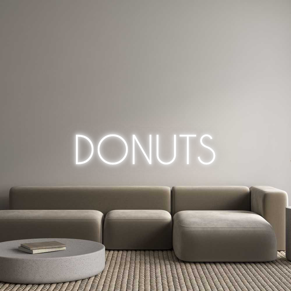 Custom Neon: DONUTS