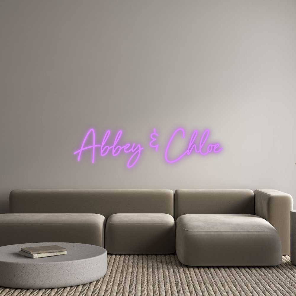 Custom Neon: Abbey & Chloe