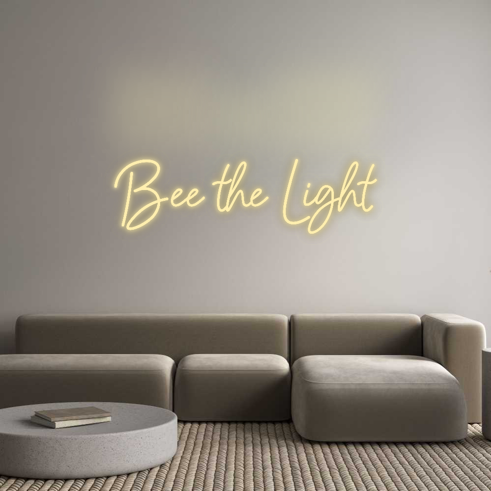 Custom Neon: Bee the Light
