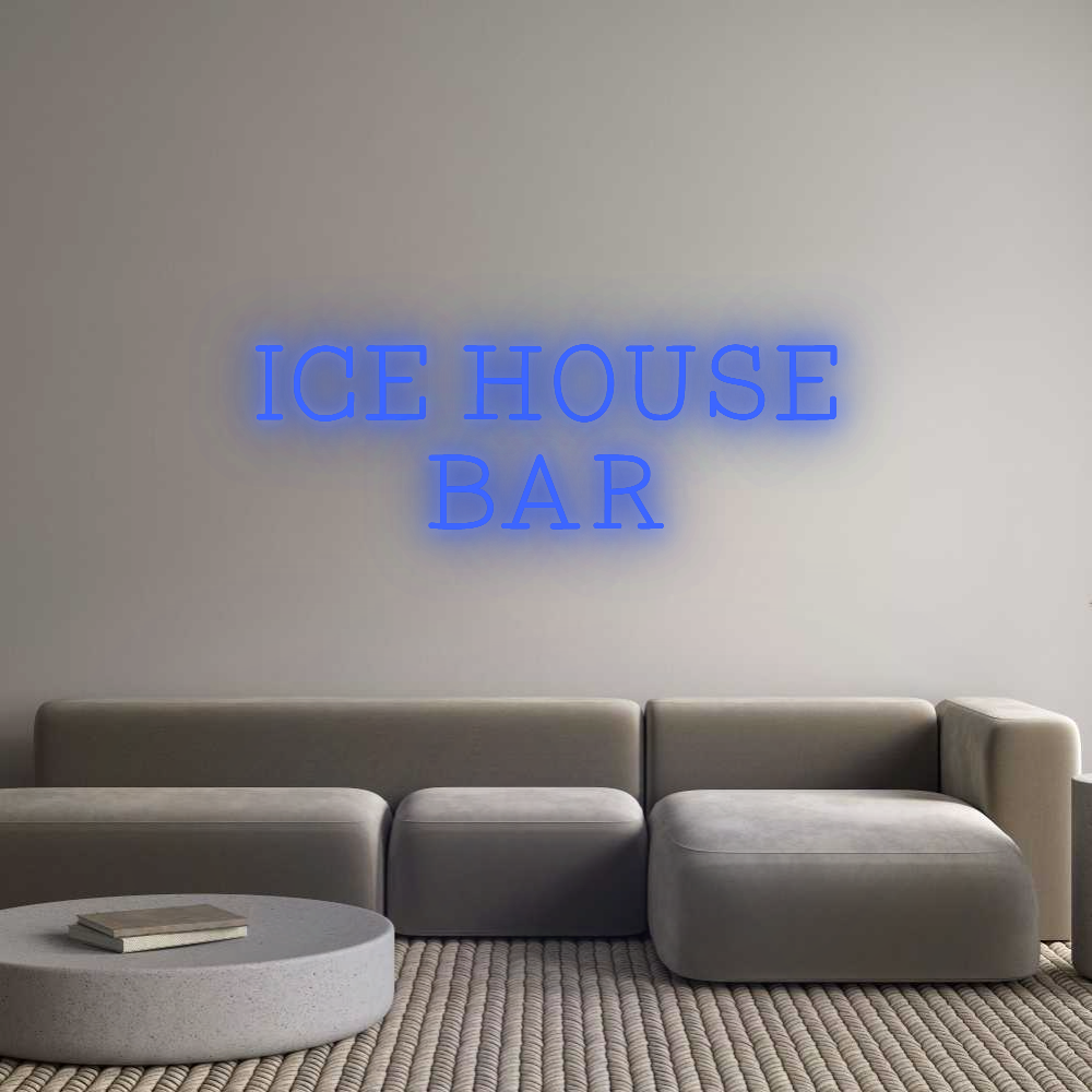 Custom Neon: ICE HOUSE
BAR
