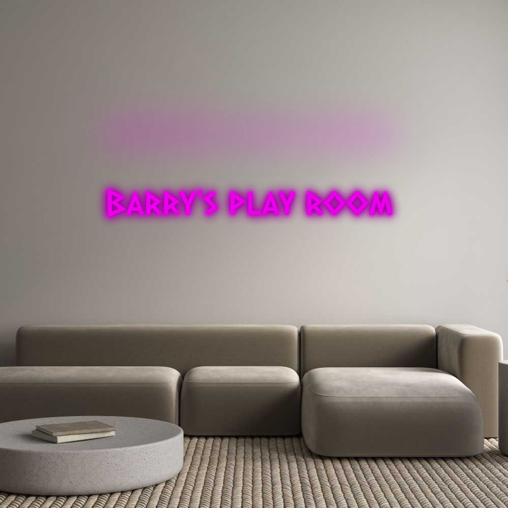 Custom Neon: Barry’s play ...