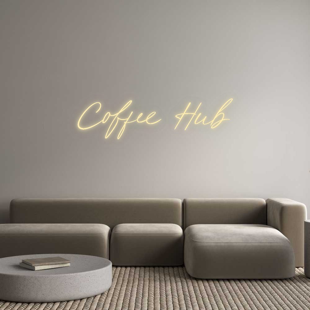 Custom Neon: Coffee Hub