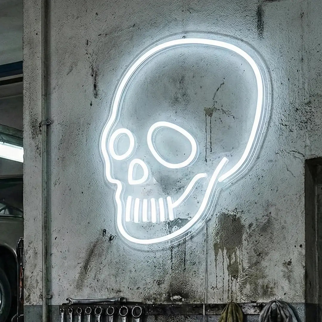 Skull Wall Mounted LED Neon Sign