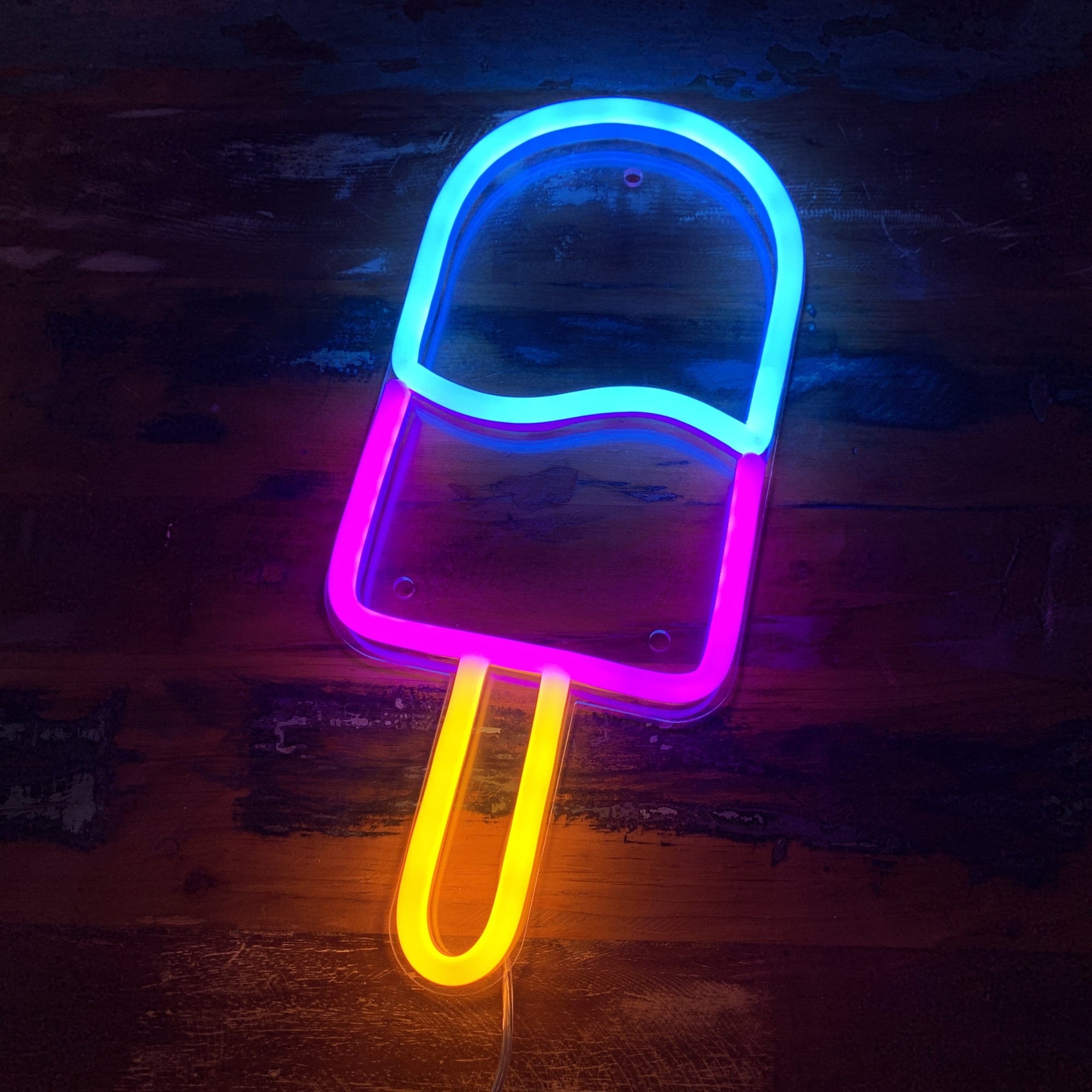 Popsicle LED Neon Sign