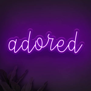 Adored LED Neon Sign