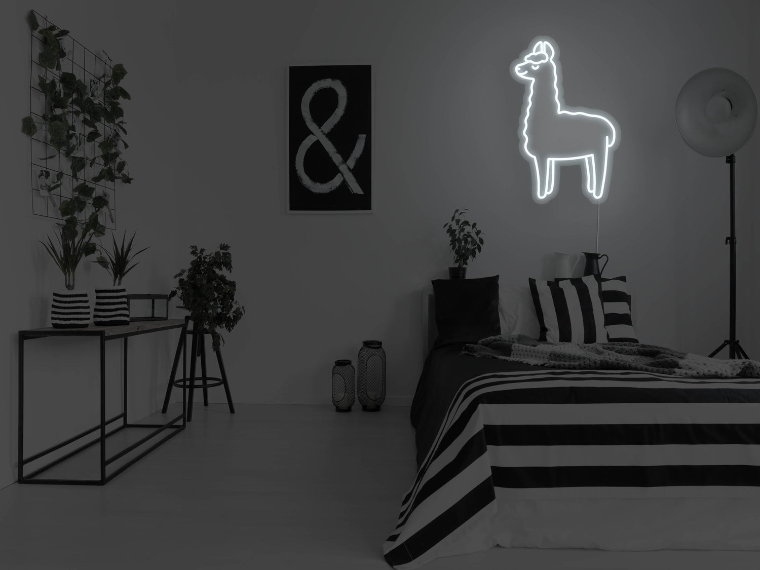 Alpaca LED Neon Sign