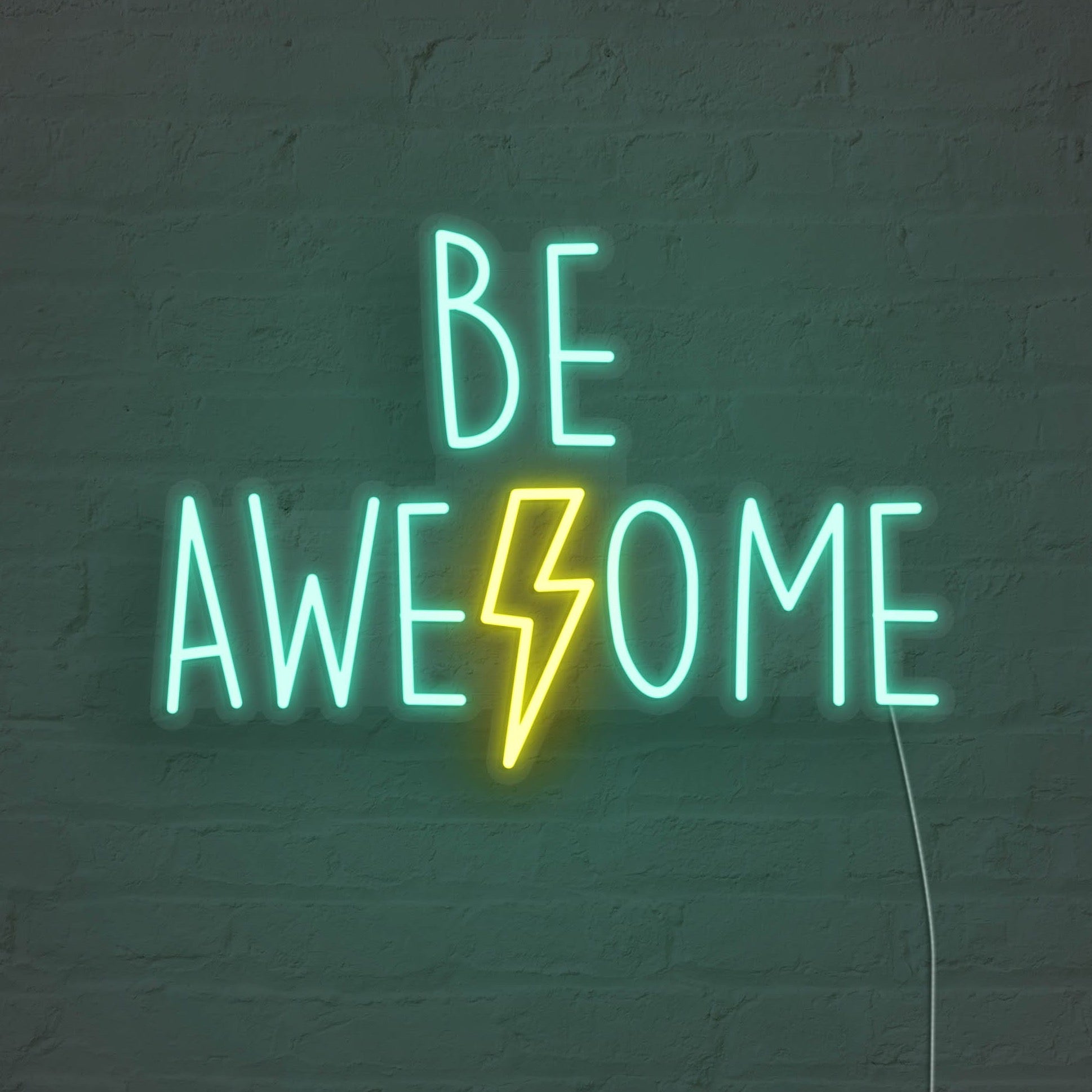 Be Awesome LED Neon Sign