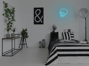 Skull Wall Mounted LED Neon Sign