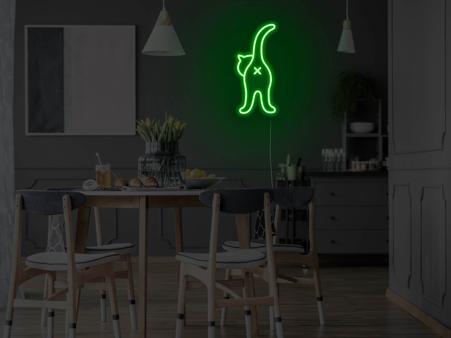 Cat Butt LED Neon Sign