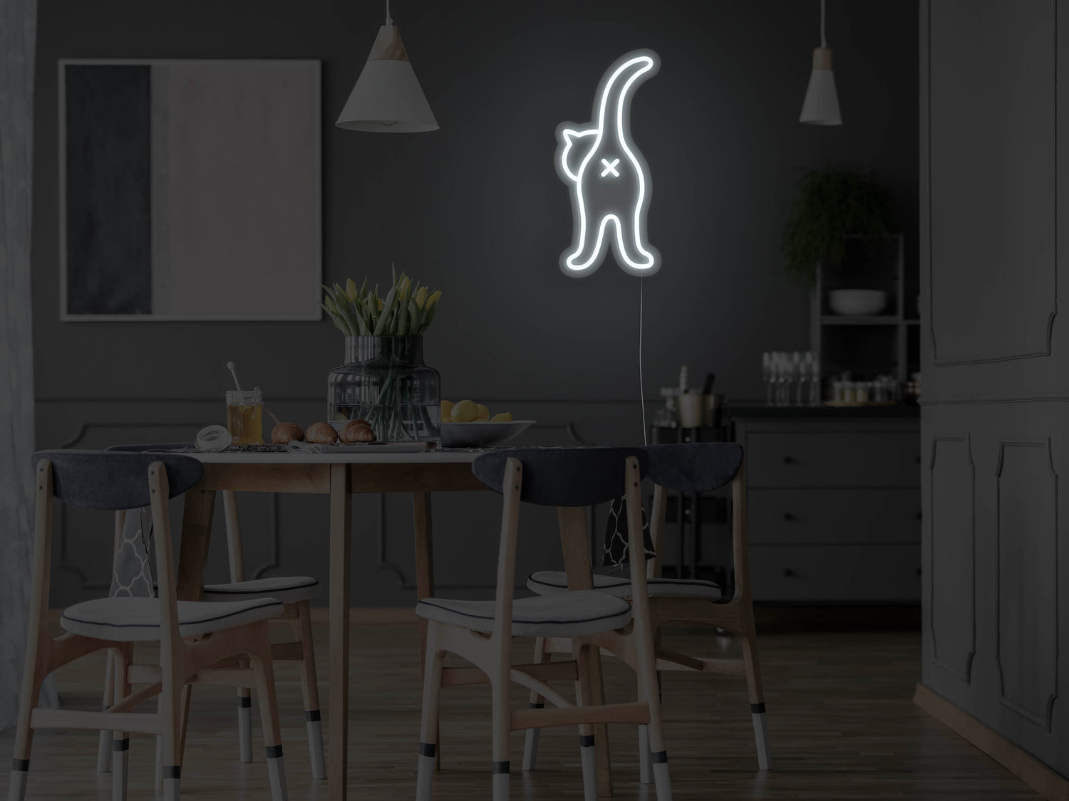 Cat Butt LED Neon Sign