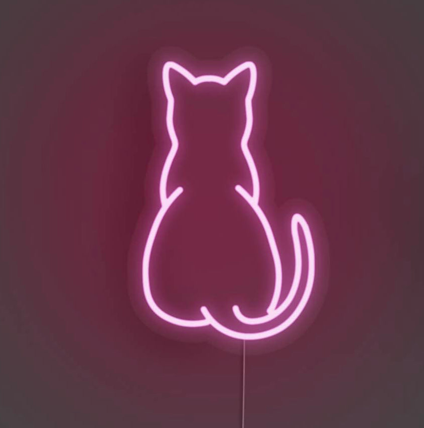 Cat LED Neon Sign
