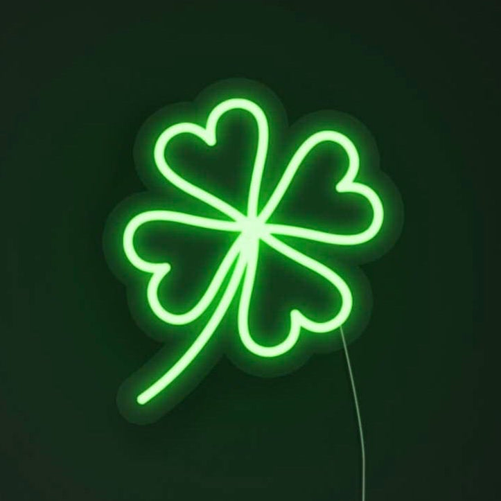 Four Leaf Clover LED Neon Sign