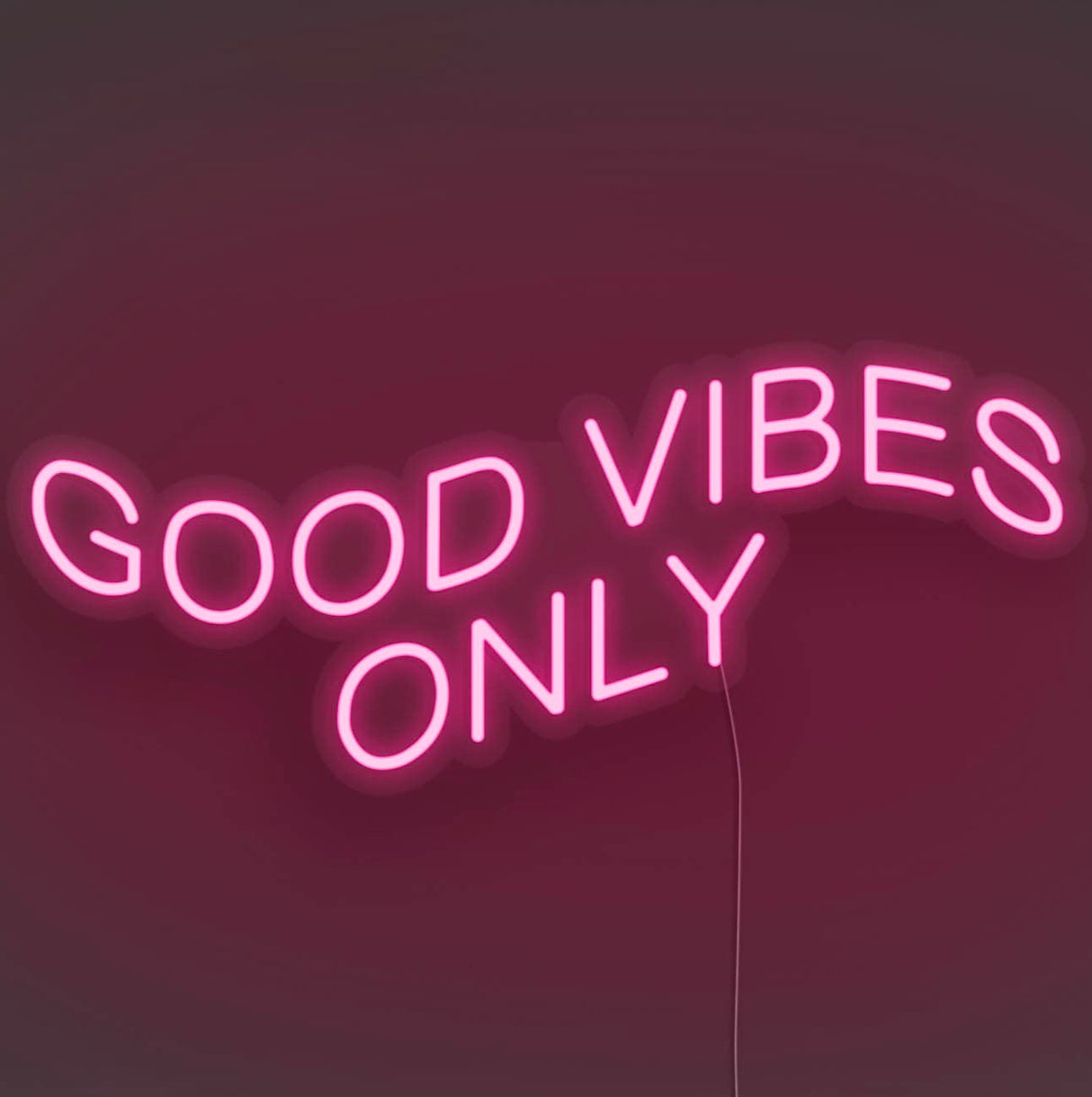 Good Vibes Only LED Neon Sign