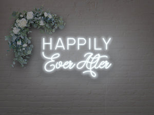 Happily Ever After LED Neon Sign