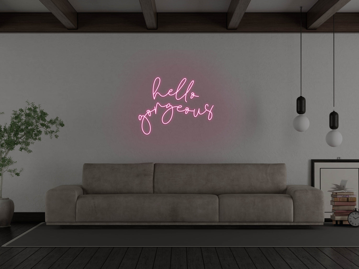 Hello Gorgeous 2.0 LED Neon Sign