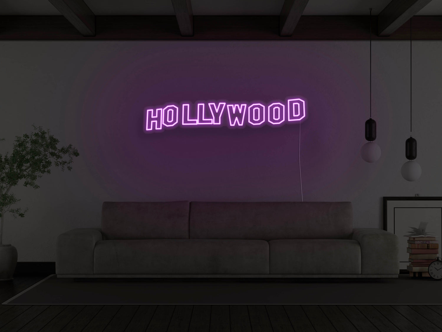 Hollywood Hills LED Neon Sign