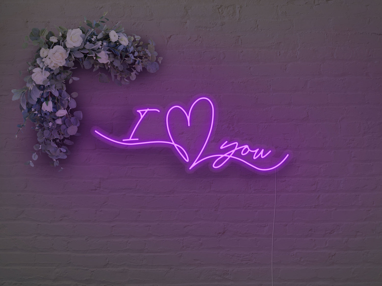 I Heart You LED Neon Sign