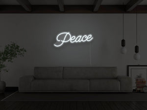 Peace LED Neon Sign