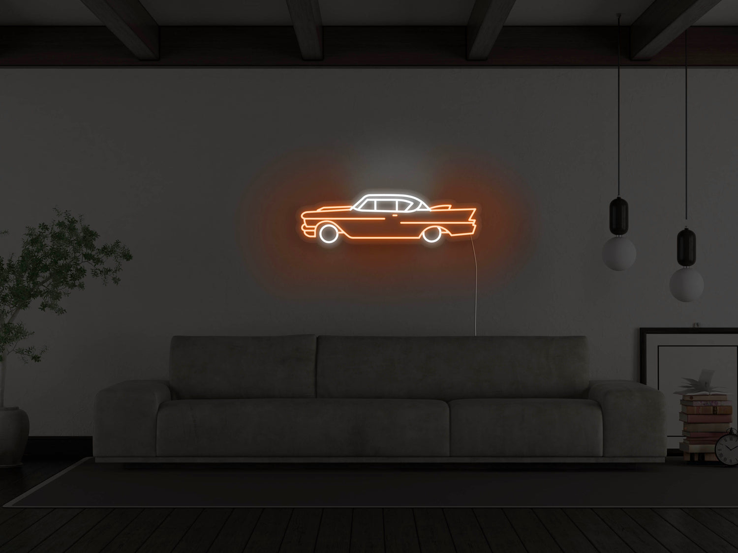 Vintage Cadillac LED Neon Sign