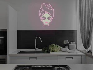 Spa Lady LED Neon Sign
