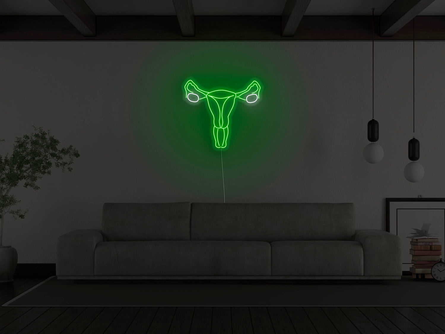 Uterus LED Neon Sign