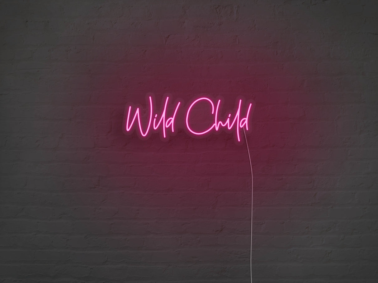 Wild Child LED Neon Sign