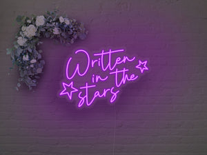 Written In The Stars LED Neon Sign