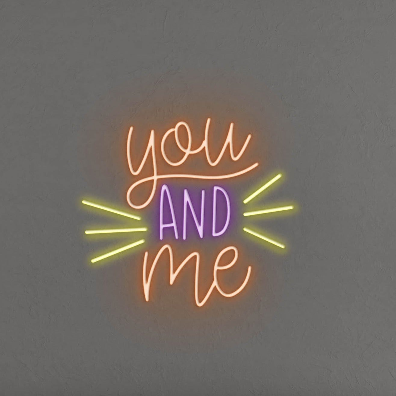 You And Me LED Neon Sign