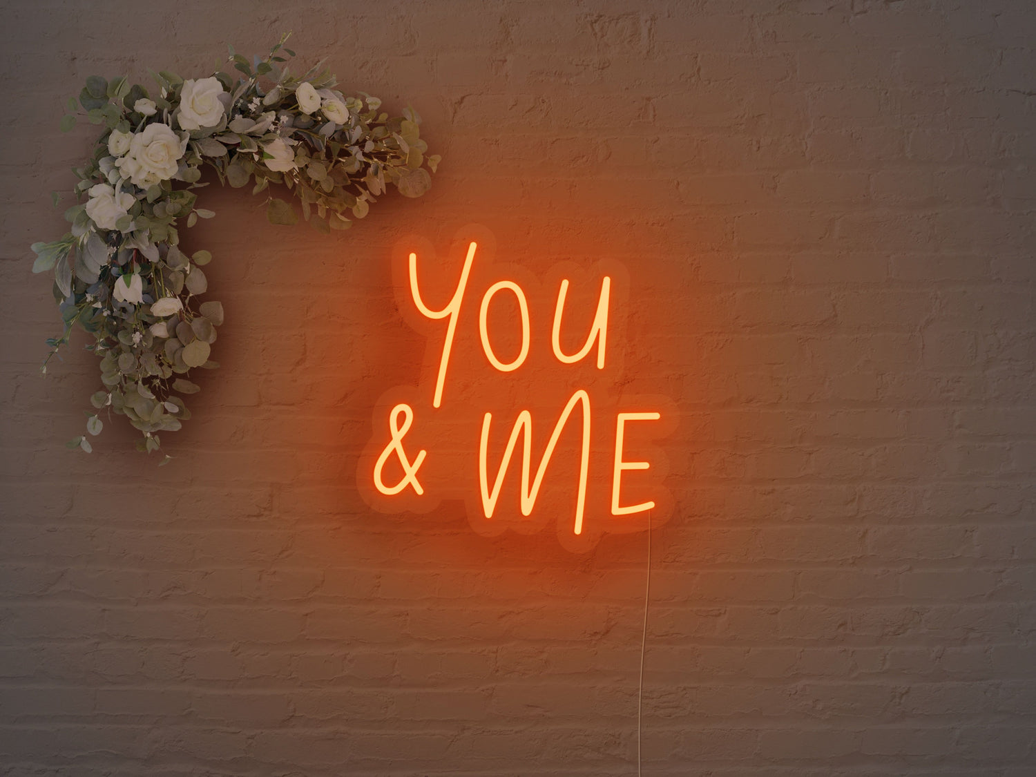 You & Me LED Neon Sign