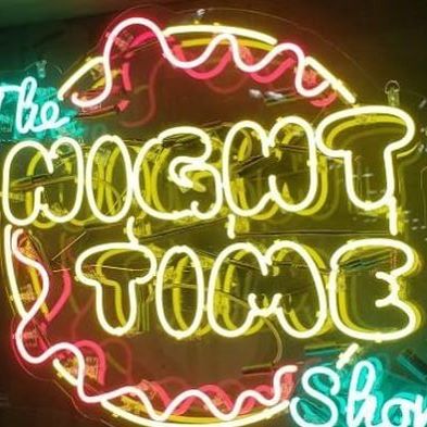 Neon Mfg. for Stephen Kramer Glickman and The Night Time Show