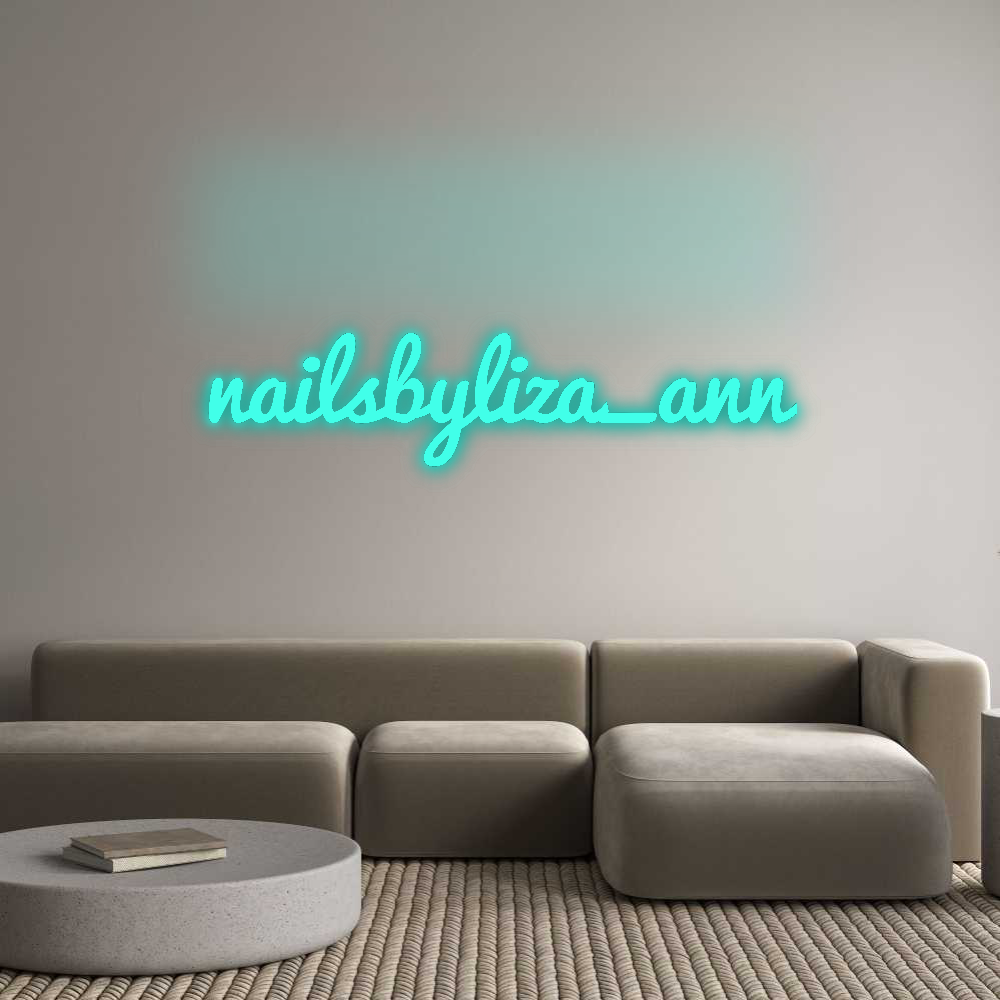 Custom Neon: nailsbyliza_ann
