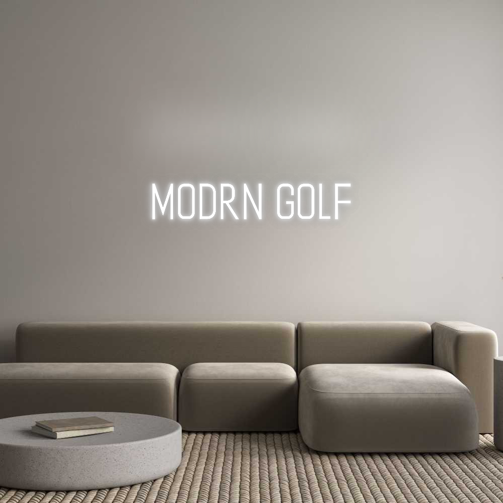 Custom Neon: Modrn Golf