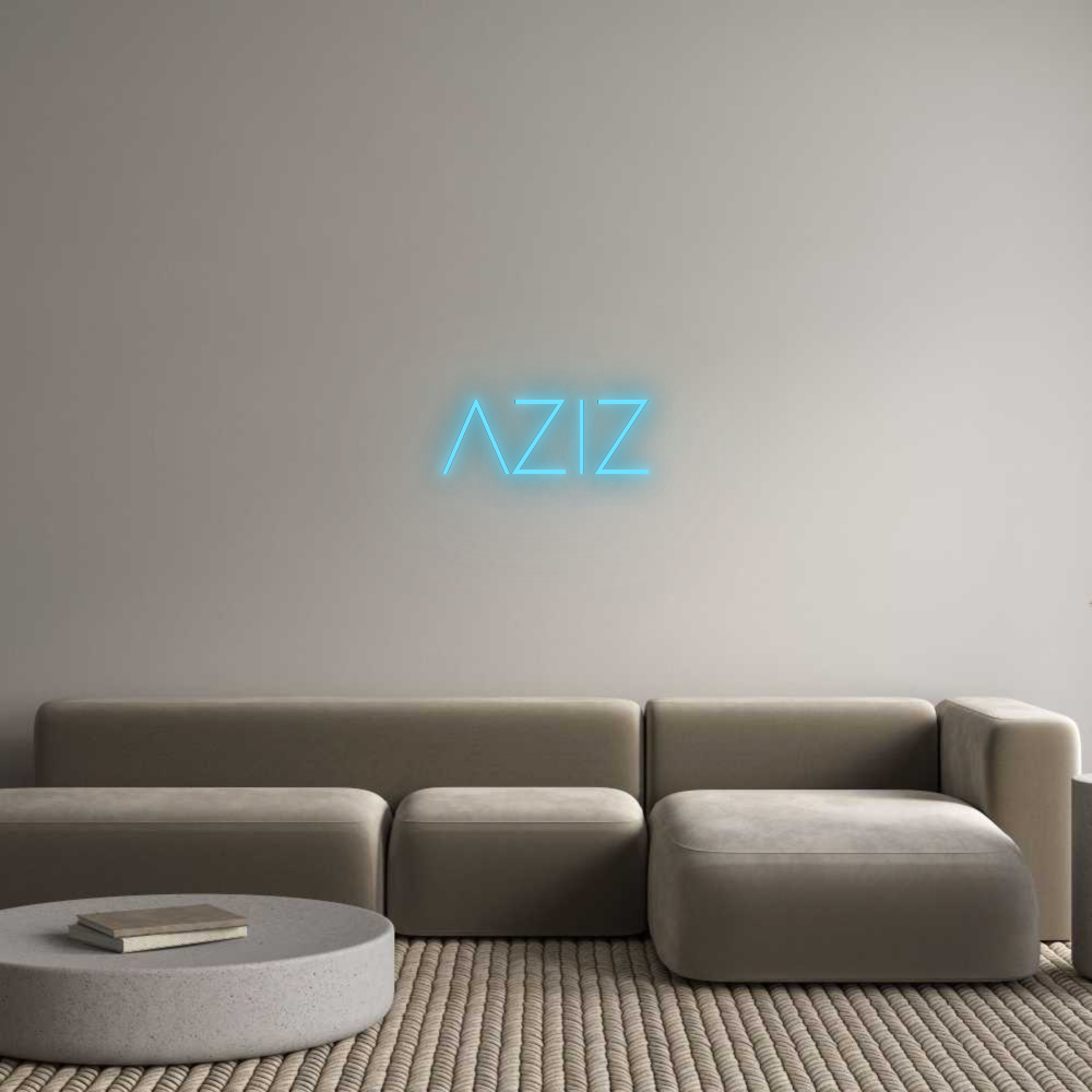 Custom Neon: AZIZ